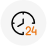 Orders count service metric icon